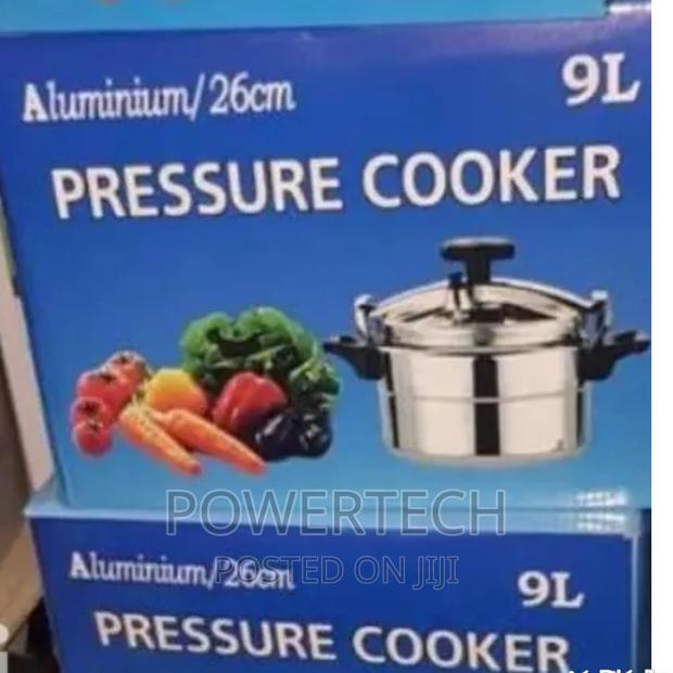 Nunix Aluminium Pressure Cooker Explosion Proof 9 Litres - main view