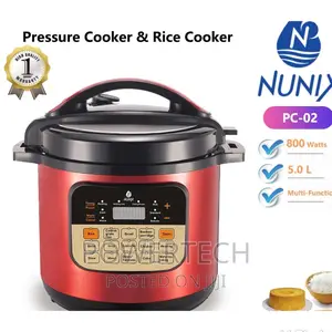 Nunix Pc02 Electric Pressure Cooker- 5 Litres