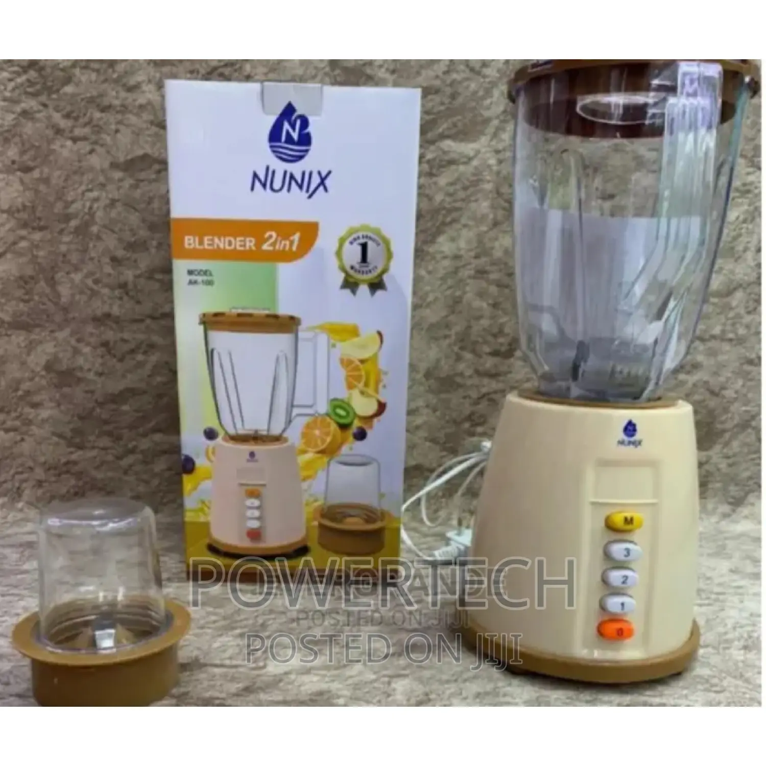 2 in 1 Electric Blender With Grinder