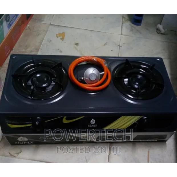 Nunix Table Top Double Burner Gas Stove Cooker