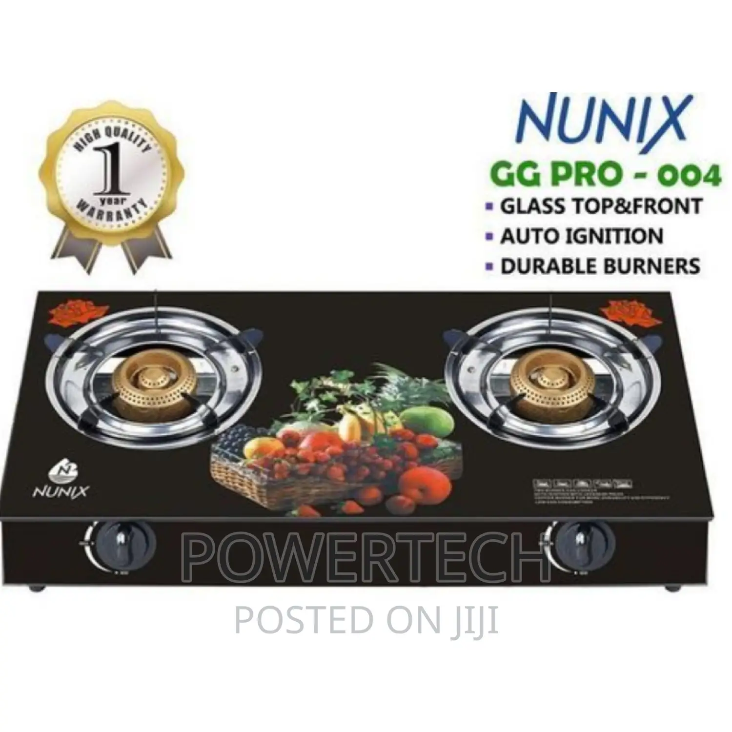 Nunix Tampered Glass, Gas Stove / Cooker