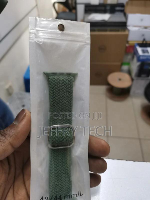 Elastic Nylon Strap for Apple Watch 42/44mm XL Size Green - main view