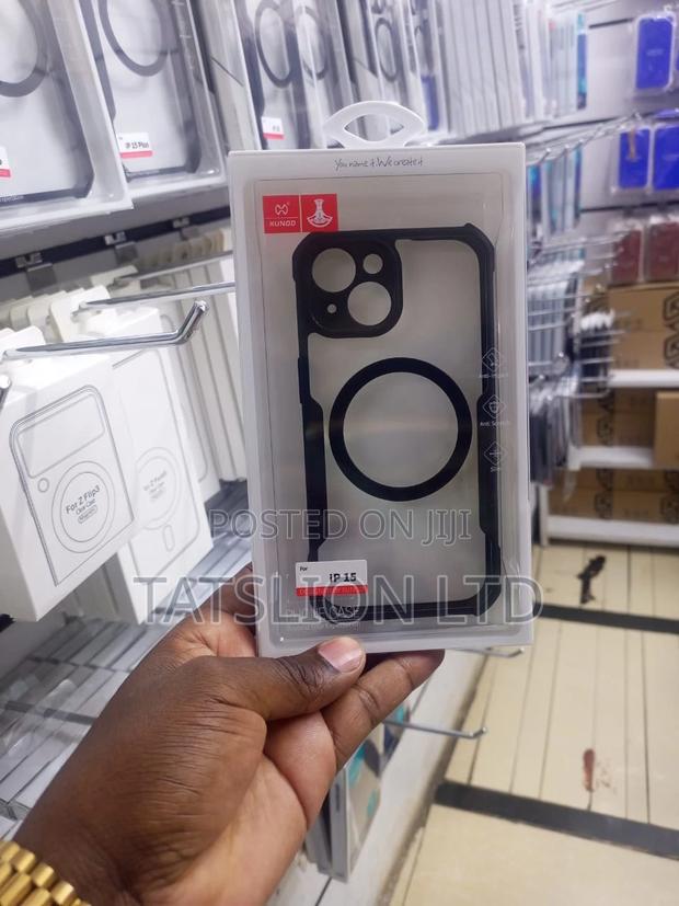 iPhone 15 Starry Sky Shockproof TPU Clear PC Phone Case - main view