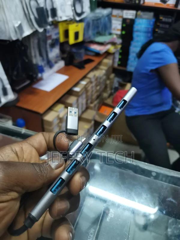 USB + Type C Hub 7-Port USB 3.0 Data Hub Adapter Portable US - thumbnail 3