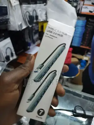 2X(1 PCS 7 Port USB Hub Slim 2 in 1(usb-C+usb 3.0) to USB 2.