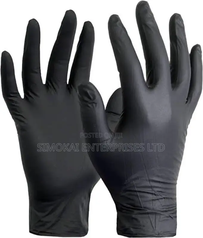 Hygieco Black Nitrile Powder Free Gloves (100)