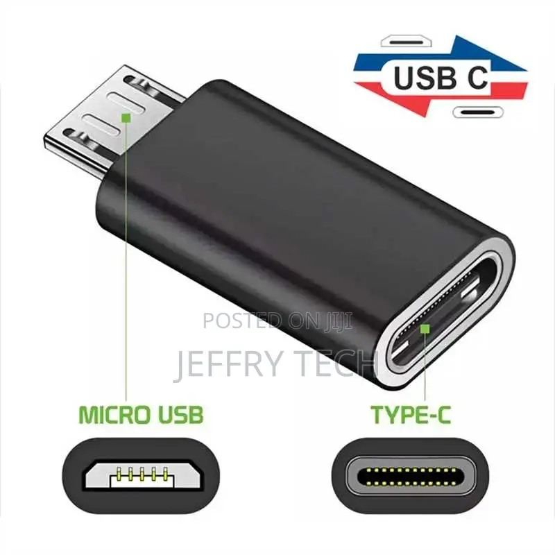 USB Type C to Micro USB Android Adapter Connector