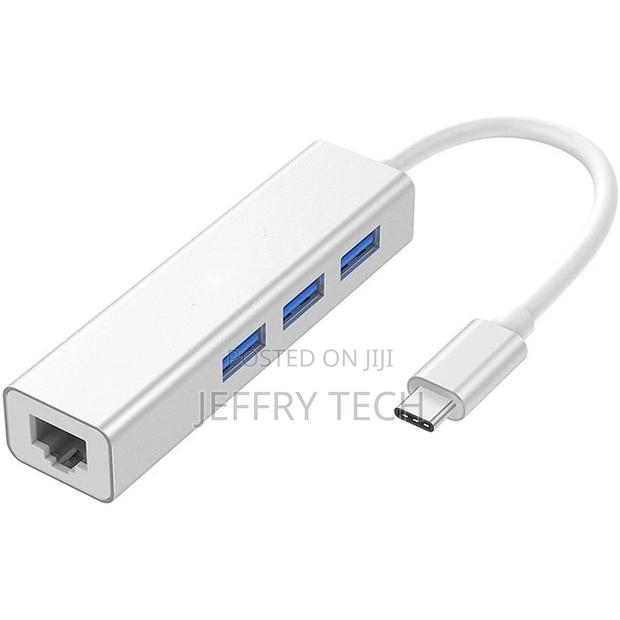 Type-C Transfer Rj45 With Usb3.0 Hub Hub 100 Megabyte Cable - main view