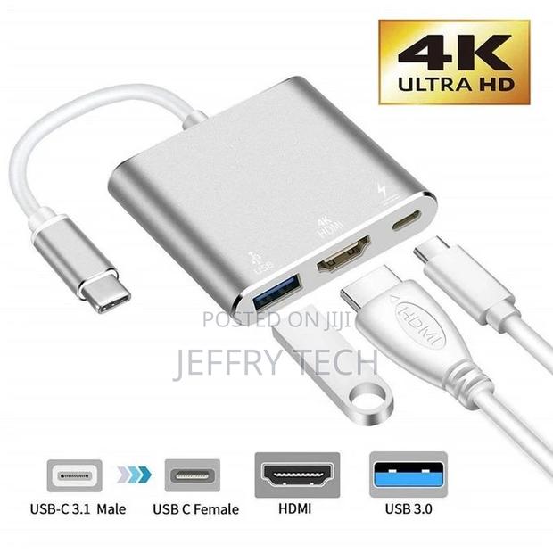 General 3 in 1 Type-C to HDMI Multifunction Adapter Type - thumbnail 2