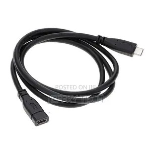 General 1m Black Type C Male to USB 3.1 Female Sho