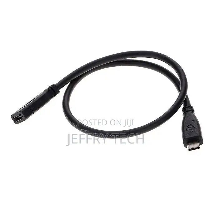 General 1m Black Type C Male to USB 3.1 Female Sho
