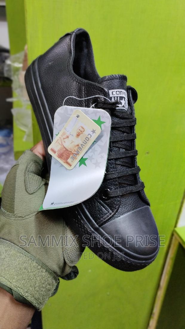 Leather Converse - main view