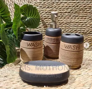 Fancy Ceramic Wash 4in1 Bathroom Set