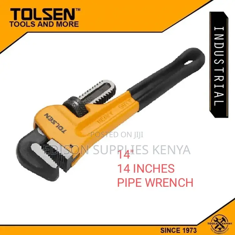 Pipe Wrench 14 Inch Tolsen Pipe Wrench 14" Pipe Range