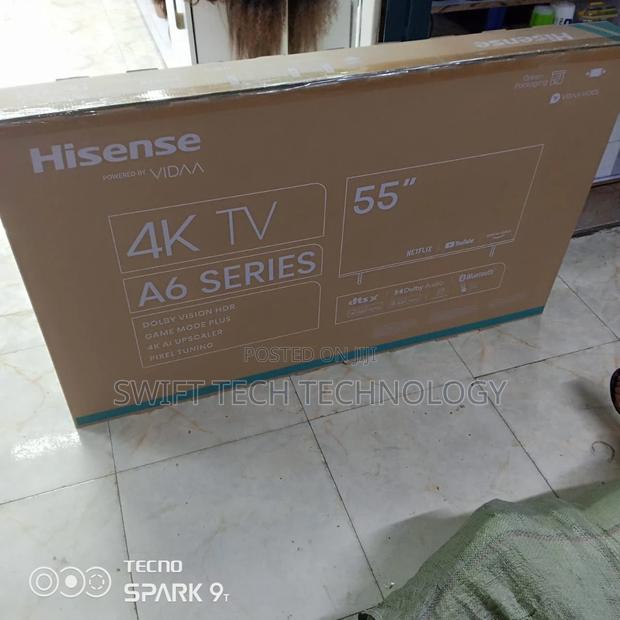 Hisense 55 Inches Android Frameless Tv Vidaa ,Vidaa 55 - thumbnail 3