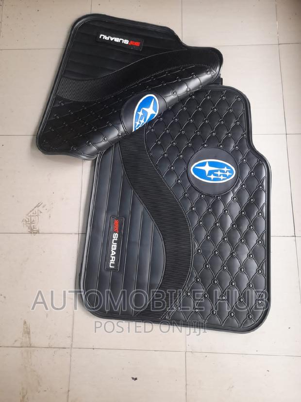 Subaru Heavy Duty Floor Mats Black - main view