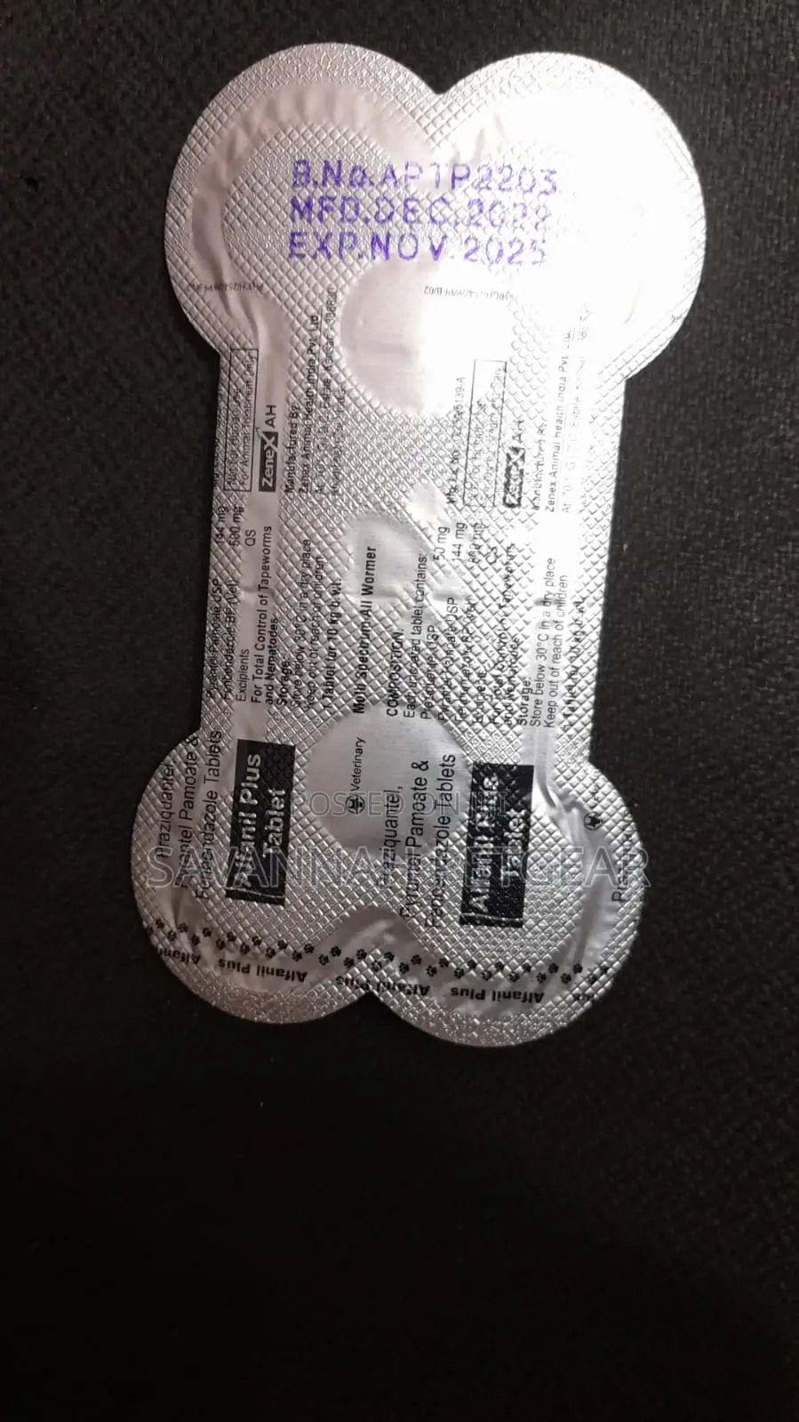 Alfanil Dewormer, Tablets for Dogs