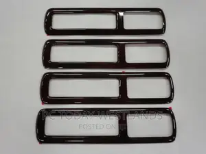 Alphard Vellfire Late 20s Red Wood Grain Panel