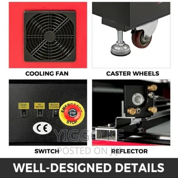 60x90 Cm 100w Laser Engraver - Cw3000 Water Cooling System - thumbnail 5