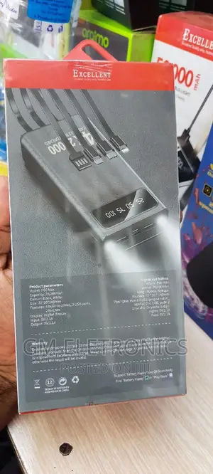20000mah Powerbank ( Black)