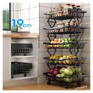 Genericgeneric 5-Layer Foldable Storage Rack