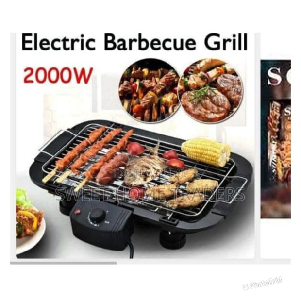 Indoor Smokeless Electric Barbeque Grill. - main view