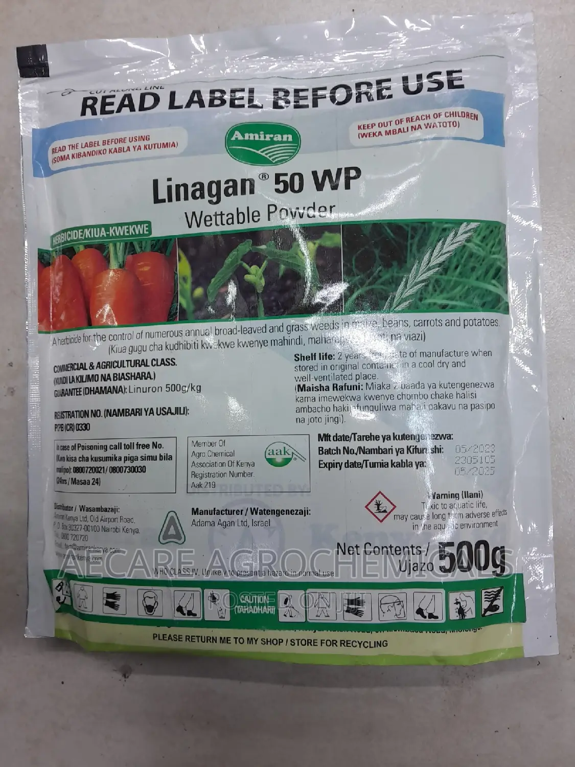 Linagan Selective Herbicide 50wp 500grams