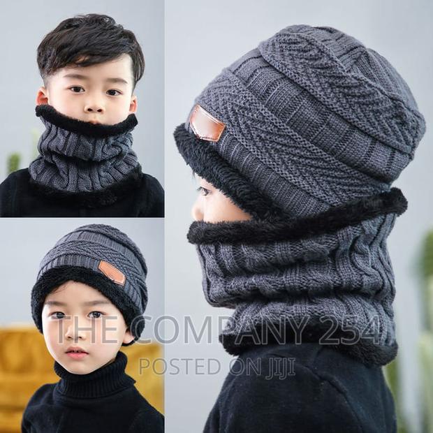*Adult Kids Unisex Beanie Sets (2pc Set - Hat Neck - thumbnail 4