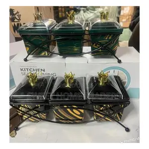 3 PCS Ceramic Canister 300 Ml Available