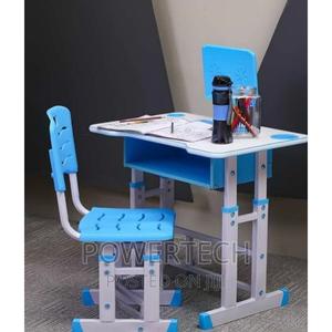 Kids Study Desk and Chair Set Height Adjustable - thumbnail 2