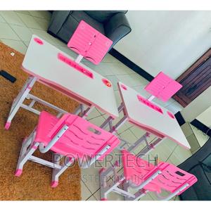 Kids Study Desk and Chair Set Height Adjustable. - thumbnail 2
