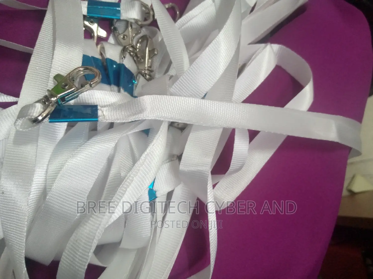 White Lanyards
