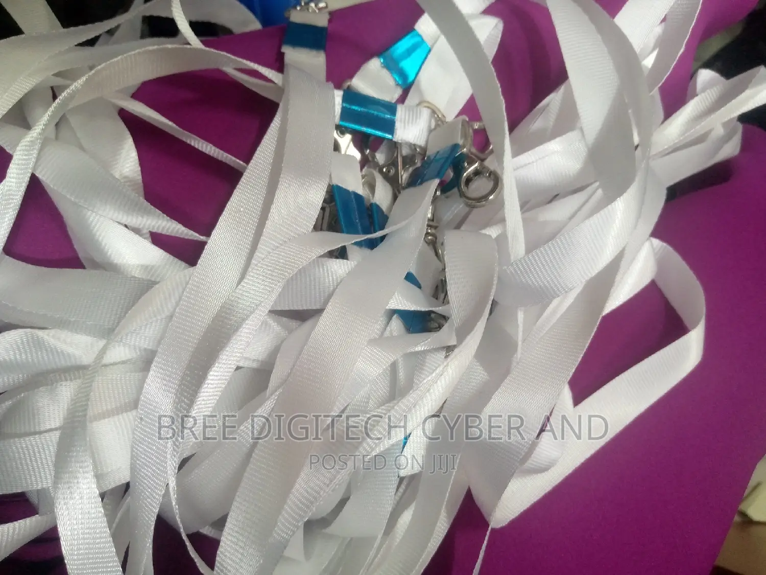 White Lanyards