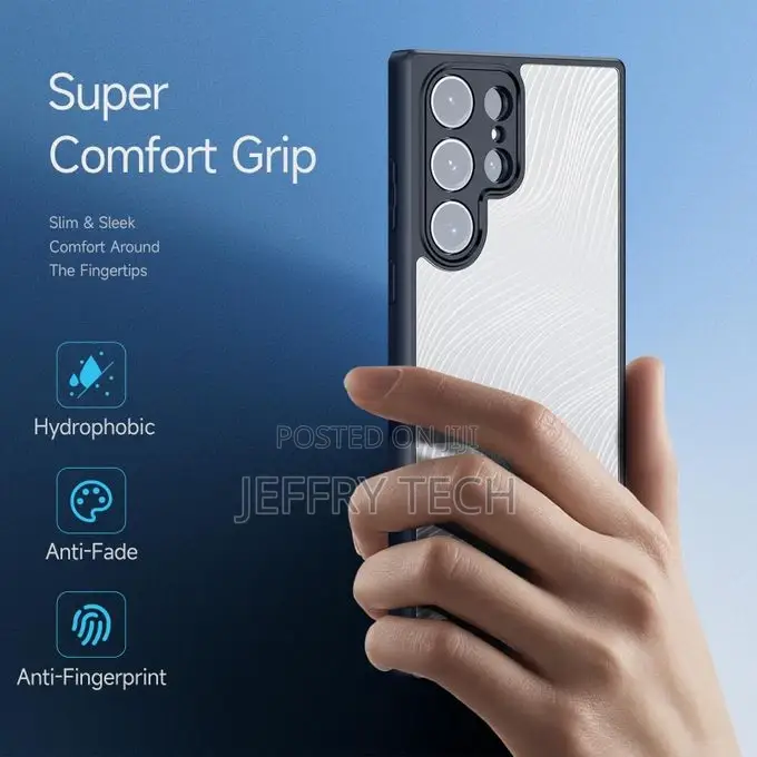 Anti-Fingerprint Case Cover for Samsung Galaxy S23 Ultra