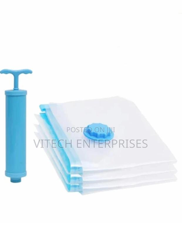 5pcs Vacuum Storage Bags With Free Pump,Compression Bag - main view