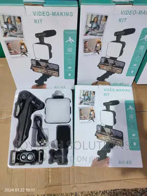 Mobile Phone Vlogging Kit With Condenser Micphone