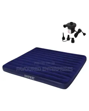 Intex Inflatable Mattress (6by6) With a Free Electric Pump