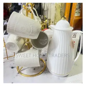 1 LTRS Vacummn Flask 6 PCS Mugs