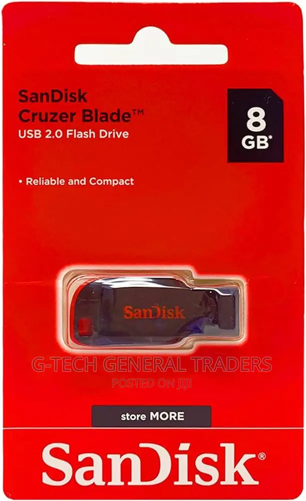 Flash Disk! Sandisk Cruizer Blade 8gb Flash Disk