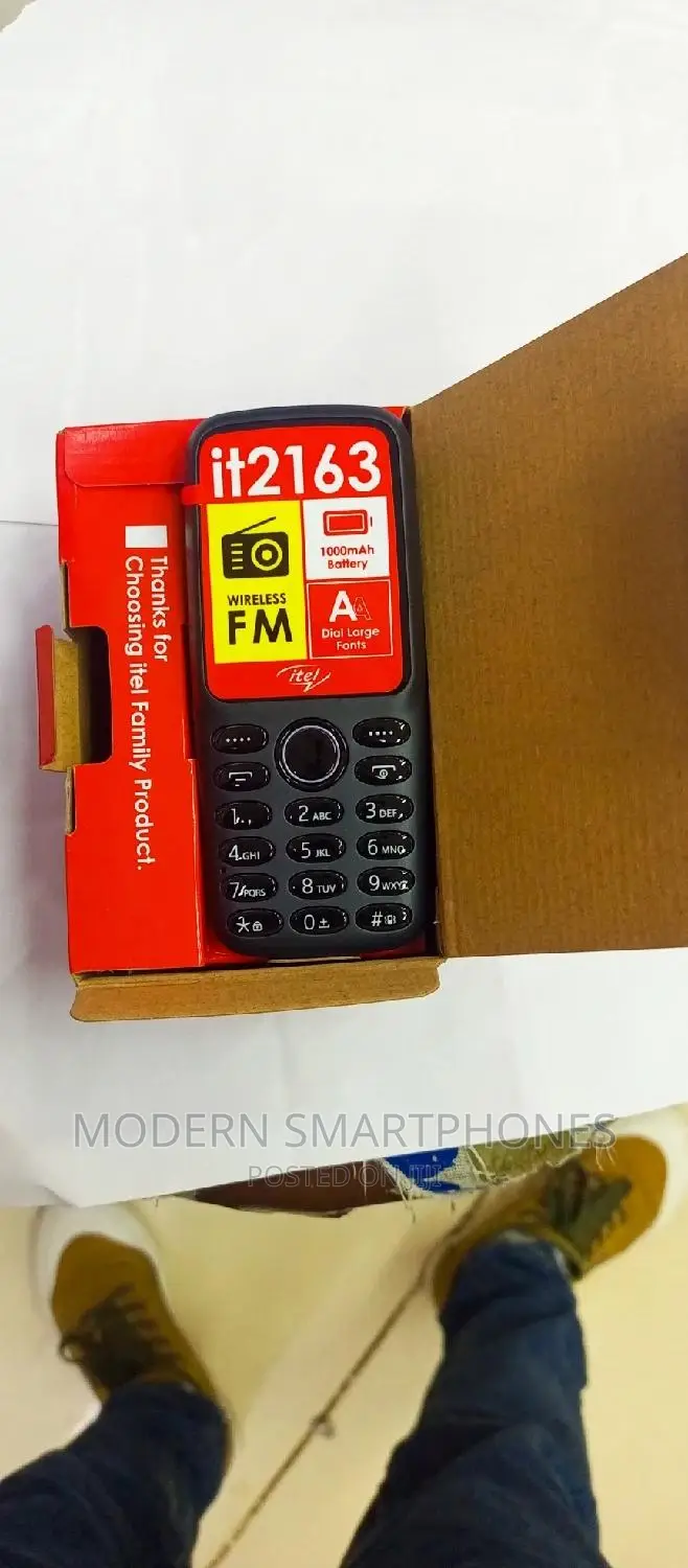 New Itel it2163 Black