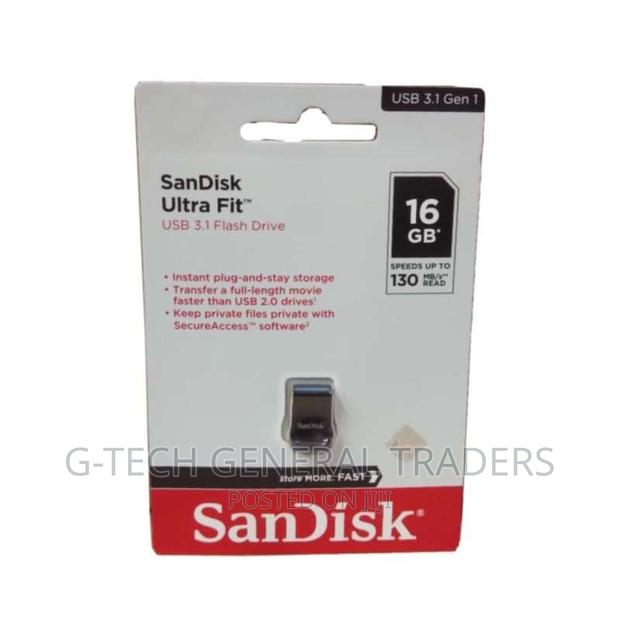 Flash Disk!Sandisk Ultra Fit USB 3.1 16gb Flash Drive - main view