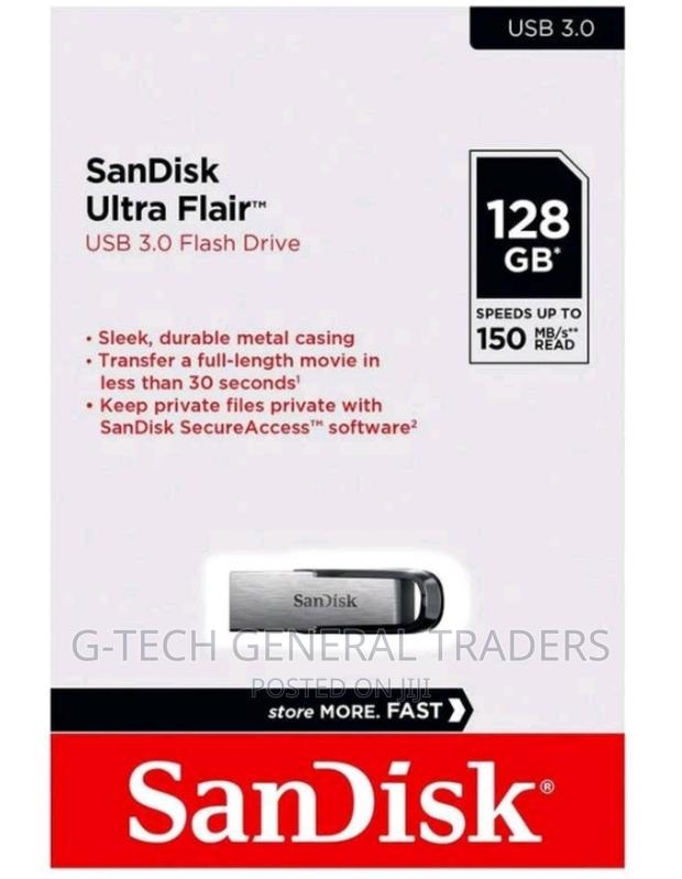 Flash Disk! Sandisk Ultra Flair Usb 3.0 Flash Drive 128gb