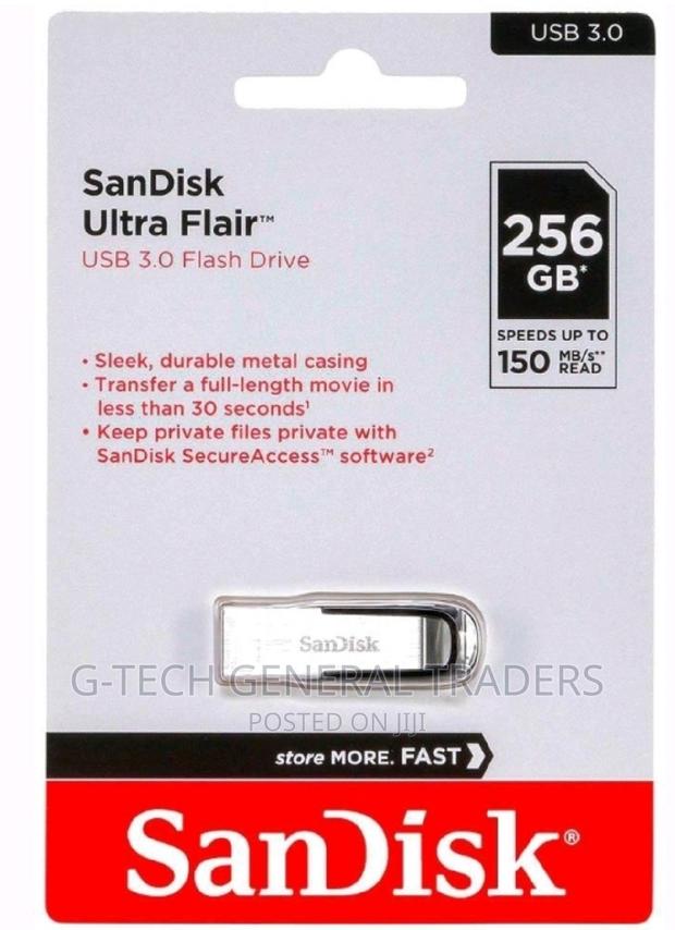 Flash Disk! Flash Sandisk Ultra Flair Flash Drive 256gb - main view