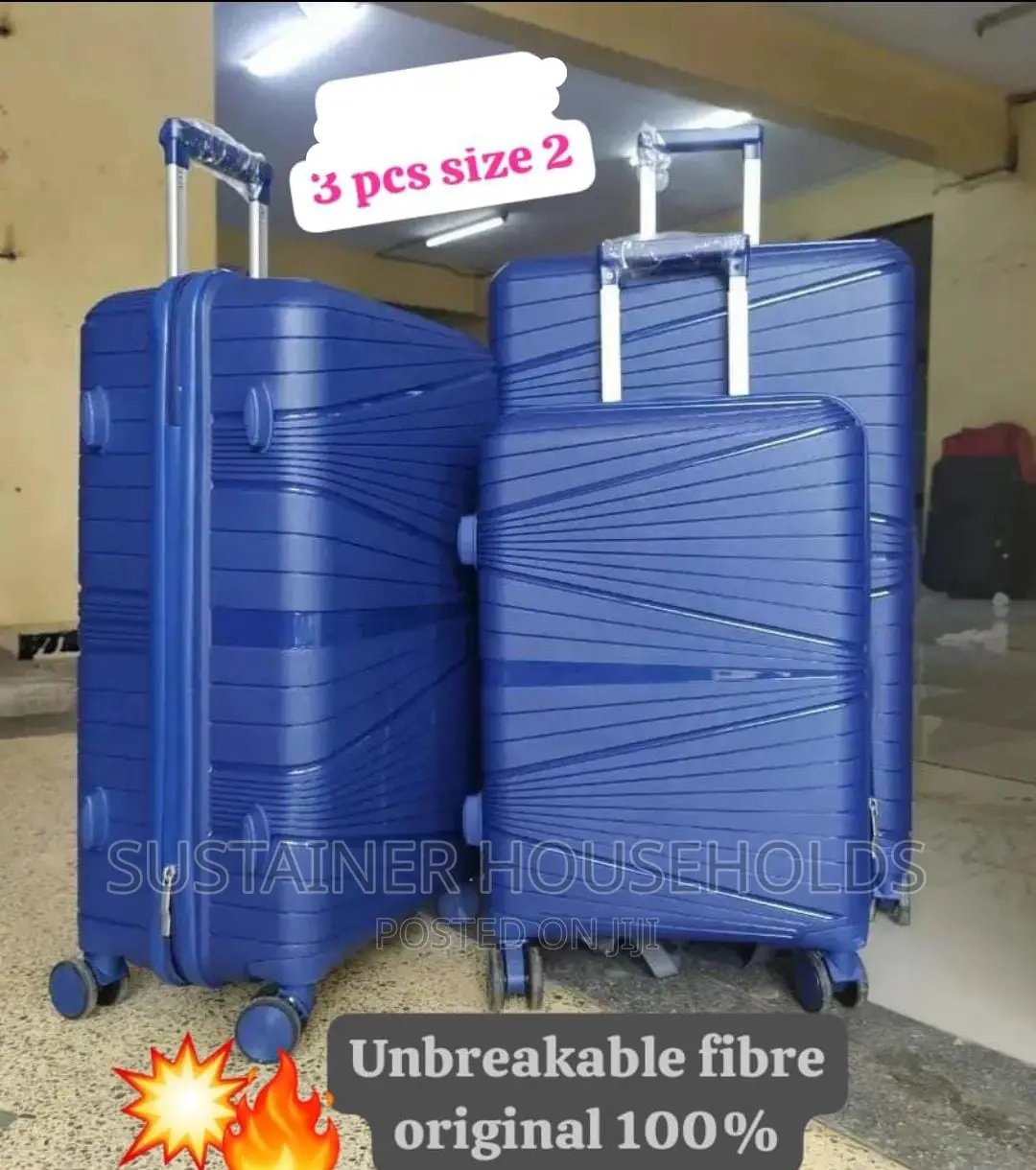 Original Unbreakable Fiber Suitcases *No 2 Now Available in Nairobi