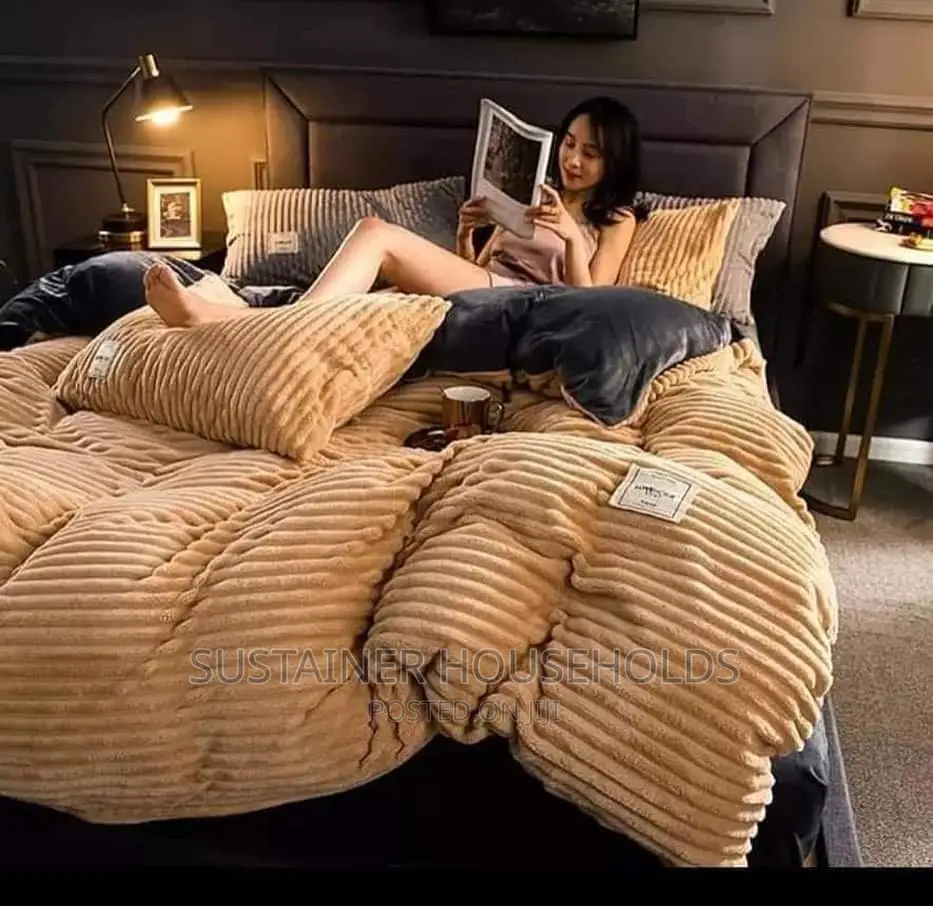 *Warm Velvet Duvet Set Material: Woolen Velvet