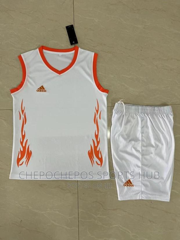 White Imported Volleyball Jerseys - thumbnail 2