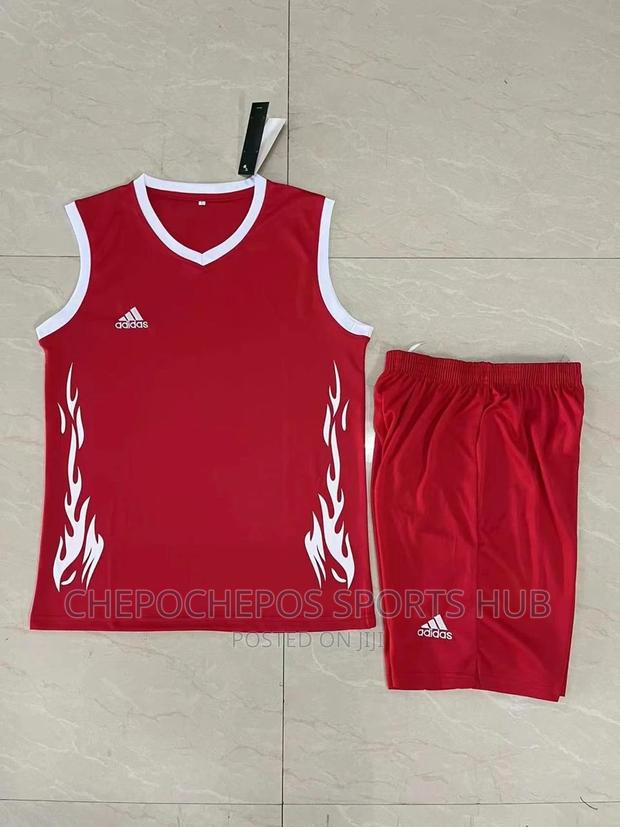 Red Quality Volleyball Kits - main view