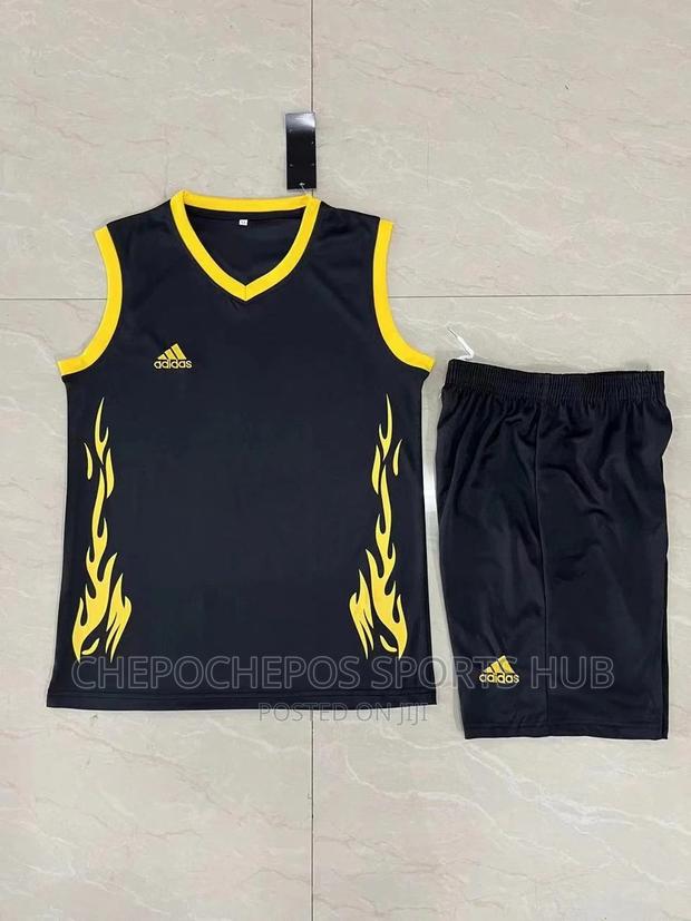 Black Volleyball Jerseys - main view