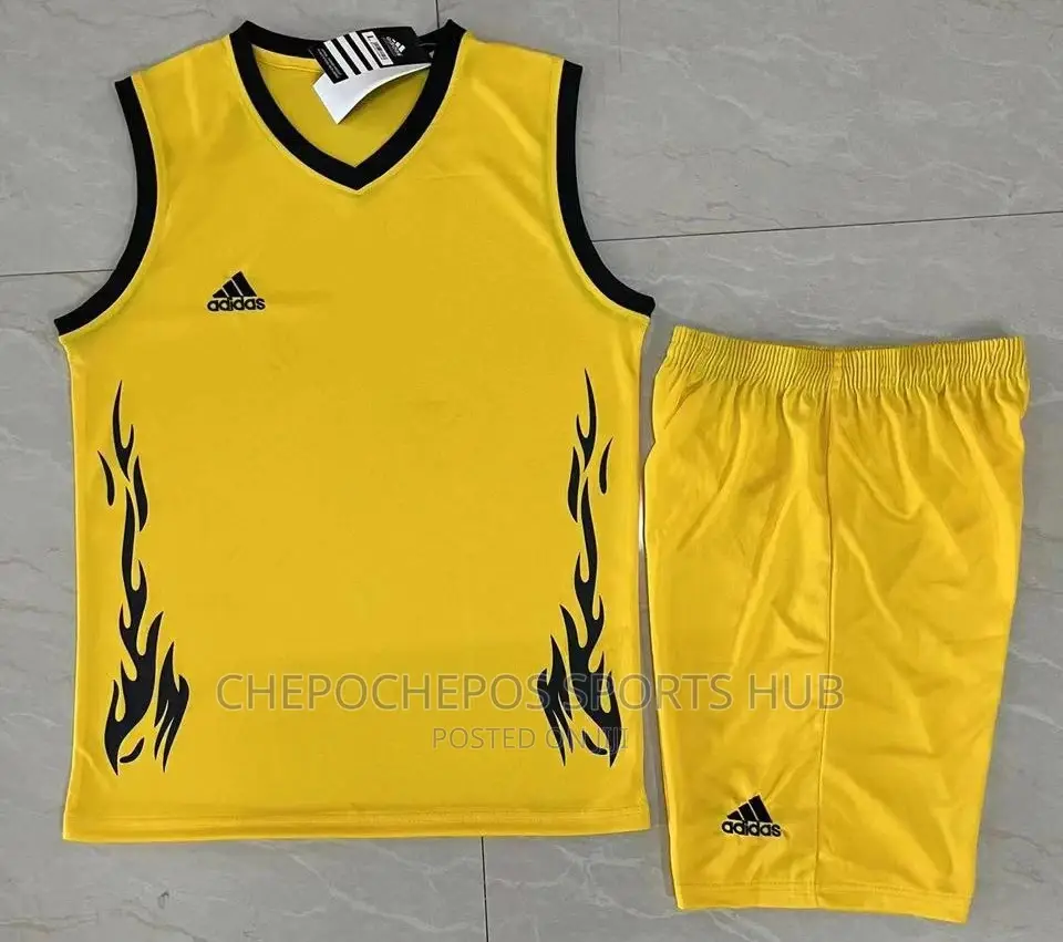 Yellow Imported Volleyball Jerseys