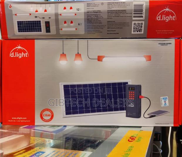 Dlight D 100 Solar Lights With 3 Bulbs Lithium Battery - main view